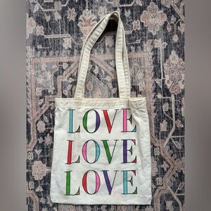 Kate Spade LOVE Print Tote Bag